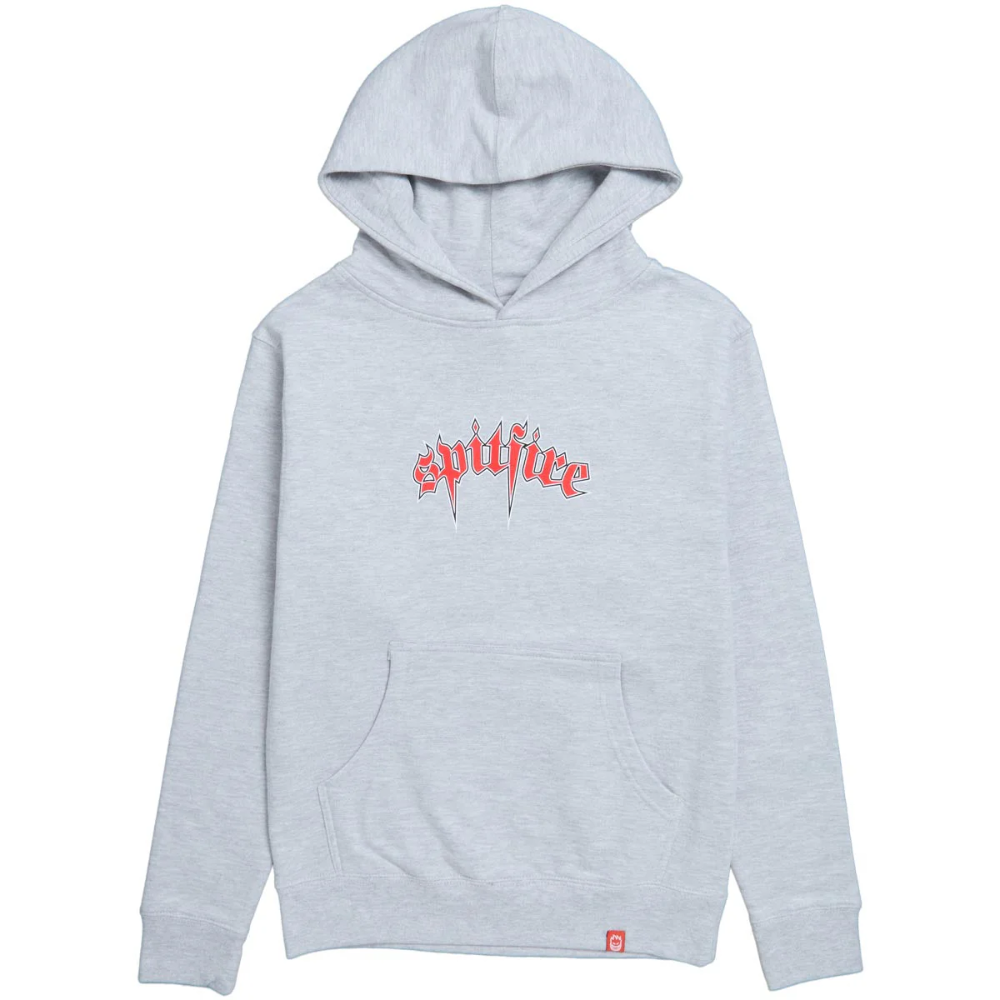 Spitfire Kids Venom Hoodie Heather Grey Stoked Boardshop