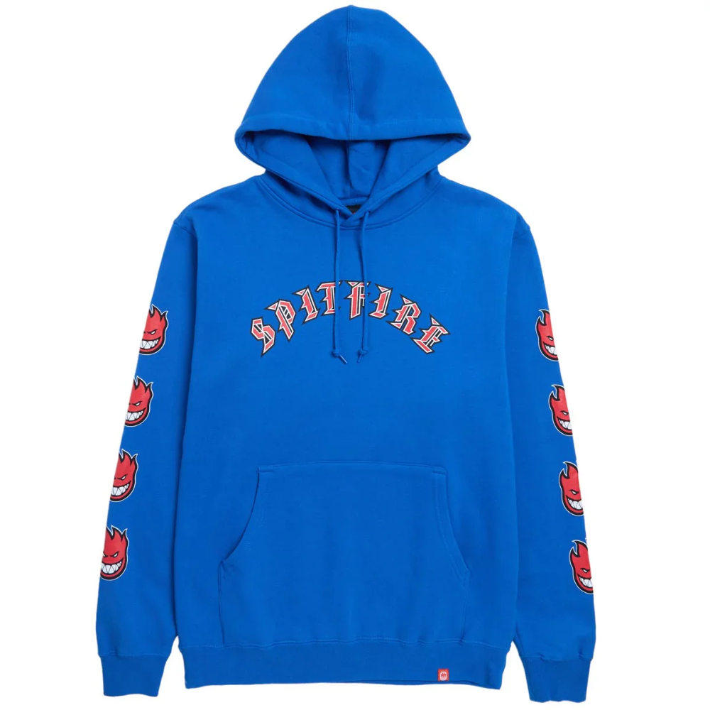 Spitfire hoodie blue on sale