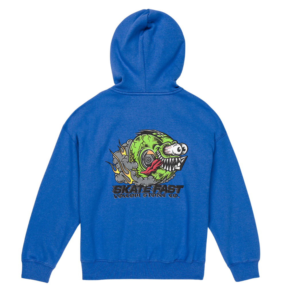 Volcom Kids Skate Fast Hoodie Patriot Blue Stoked Boardshop