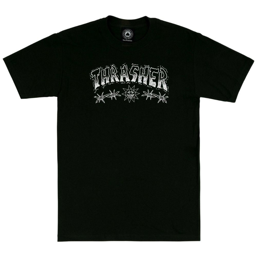 T shirt en fil de fer barbel noir Stoked Boardshop