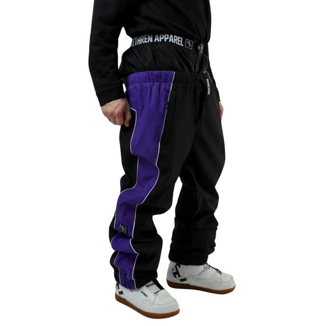 Baseline Trackpants Maxim Violet and Black