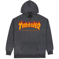 Flame Hoodie Dark Heather