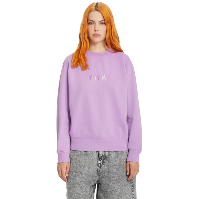 Womens Spikestone Crew Sweatshirt Iris Purple