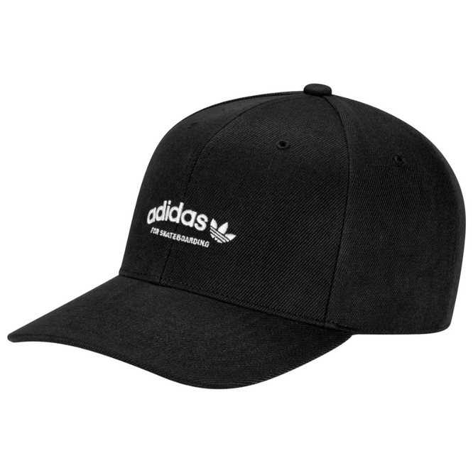 Casquette à logo arqué Noir