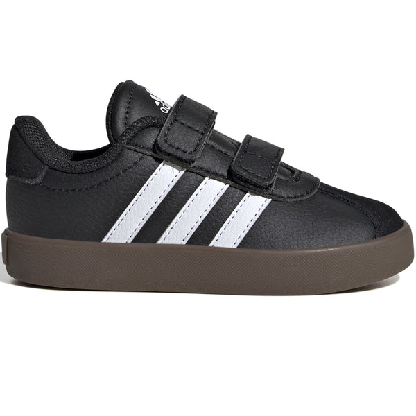 Adidas Kids VL Court 3.0 CF Core Black Full White Core Black Stoked Boardshop