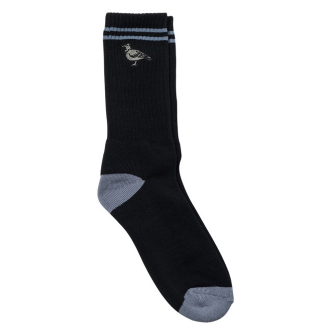 Basic Pigeon Emblem Sock Noir/Gris