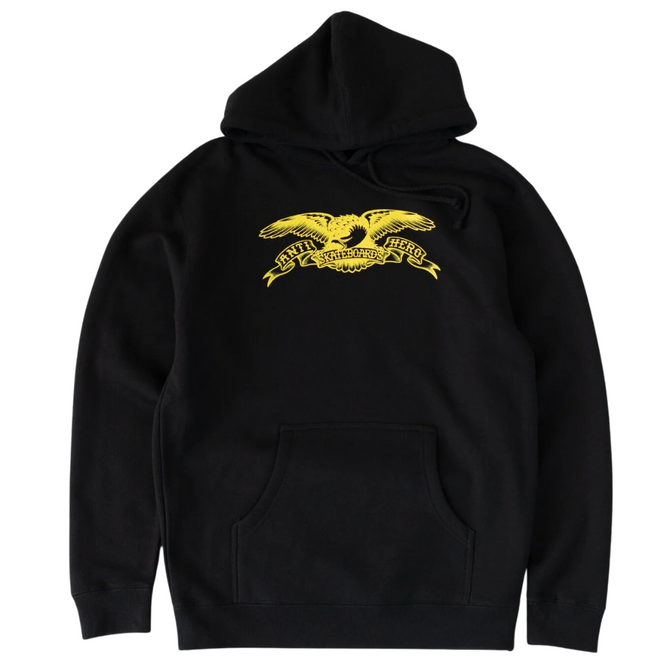 Basic Eagle Hoodie Black