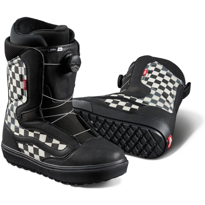 Aura OG Black/Checkerboard 2025 Snowboard Boots