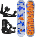 Kids Minishred 2024 Snowboard + Minishred 2024 Snowboardbindingen Snowboard Set