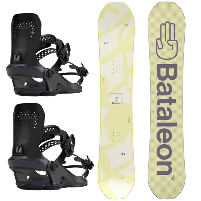 Womens Spirit 2025 Snowboard + Gata Black 2025 Snowboardbindingen