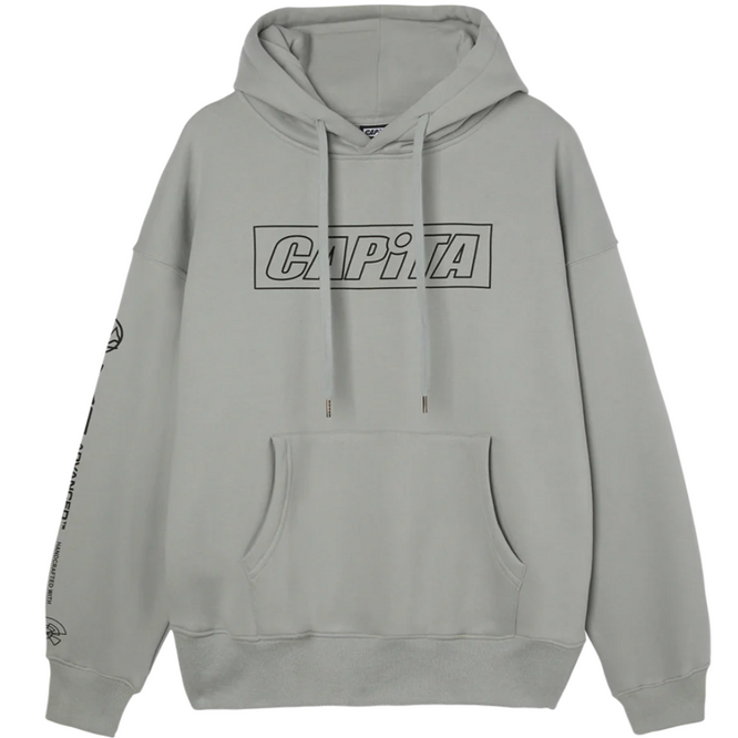 Outline Hoodie Light Grey