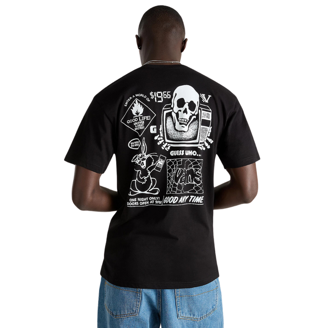 Crazy Eddy T-shirt Black