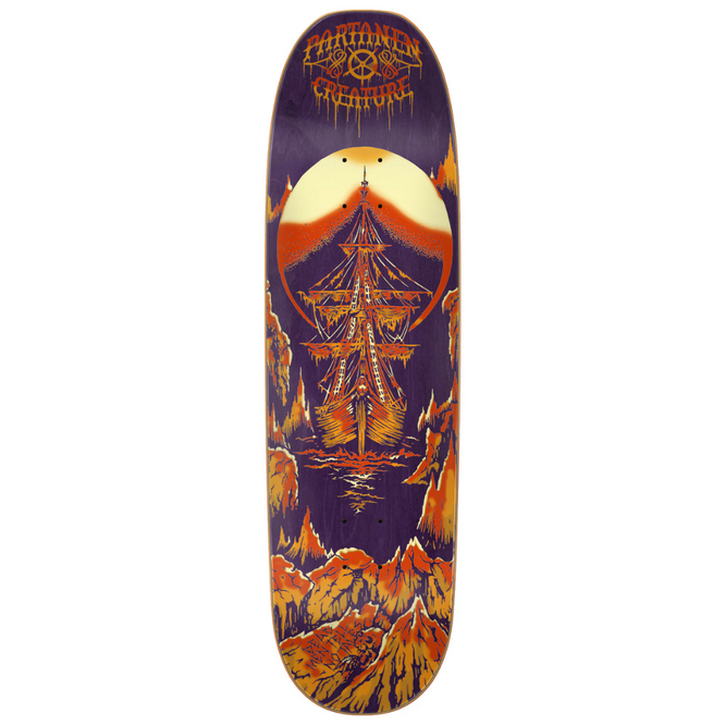 Partanen Ship Of Hesh 8.8" (bateau de Hesh) Skateboard Deck