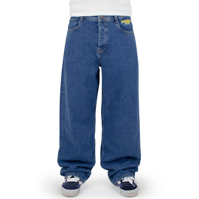 X-Tra Monster Pencil Denim Jeans Washed Blue