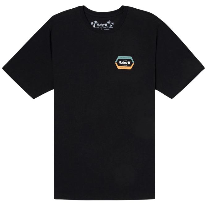 Everyday - T-shirt fendu - Noir chiné