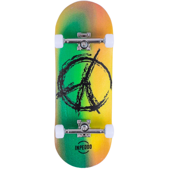 Peace Sign Wooden 5-Ply Fingerboard