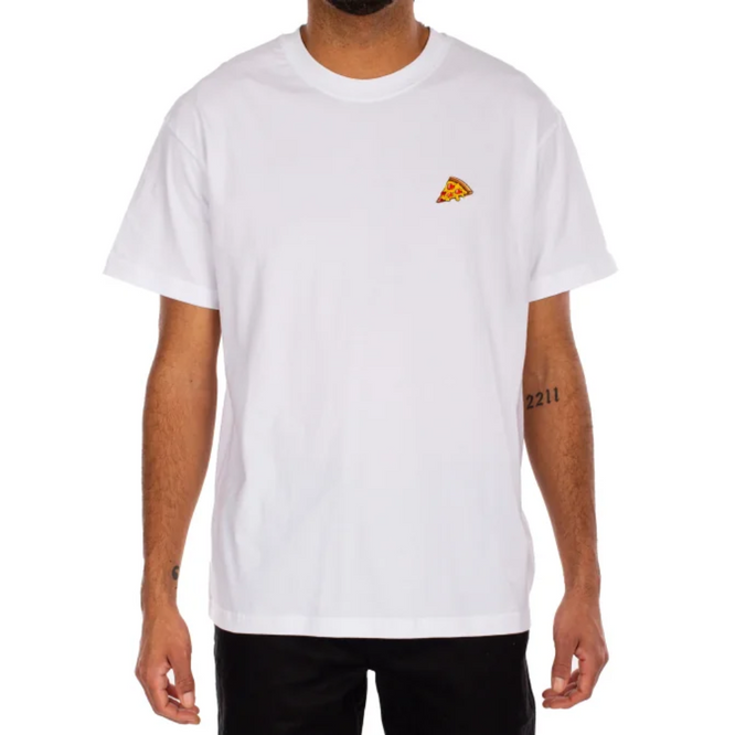 T-shirt Pizza Slice blanc