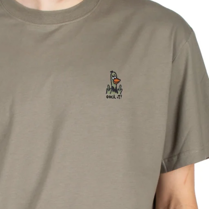 Tee-shirt "What the Duck" Smokey Olive