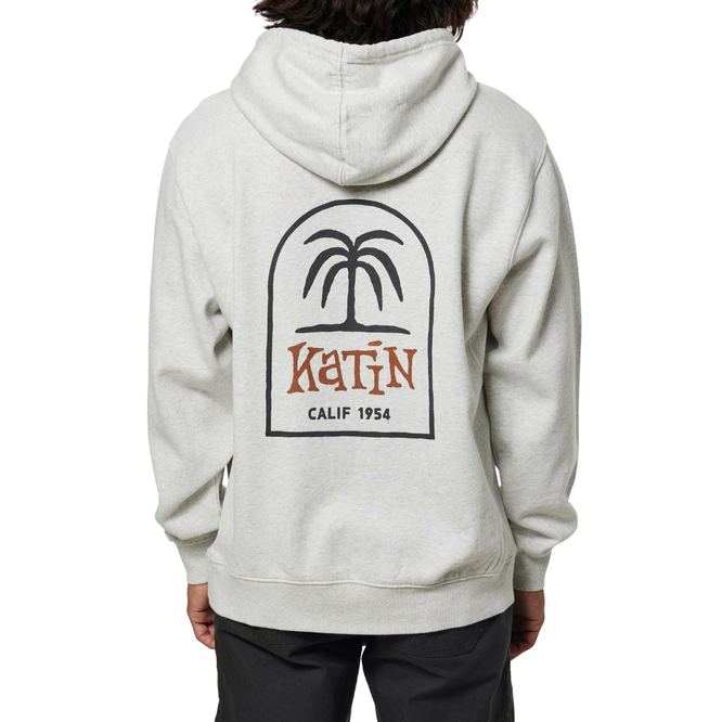 K Palm Hoodie Heather Grey