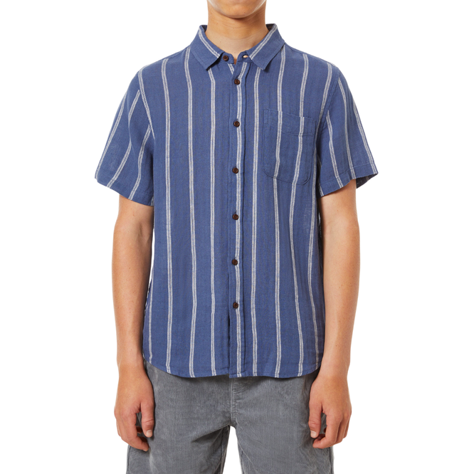 Chemise Alan Kids Washed Blue