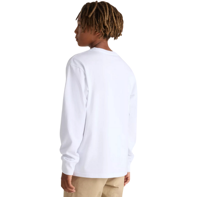 Kids Caps Longsleeve T-shirt White