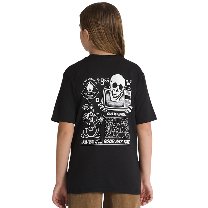 Kids Crazy Eddy T-shirt Black