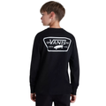 Kids Full Patch Back Longsleeve T-shirt Black/White