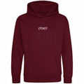 Kids Lightweight Script Hoodie Plum