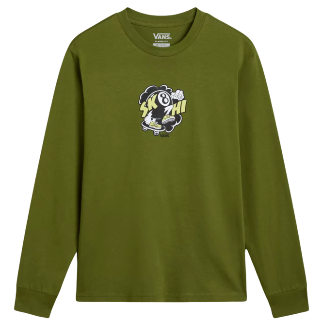 Kids Sk8 Hi Ball Longsleeve Pesto