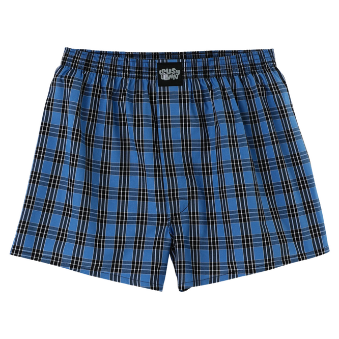 Check Boxershorts Crispy Blue