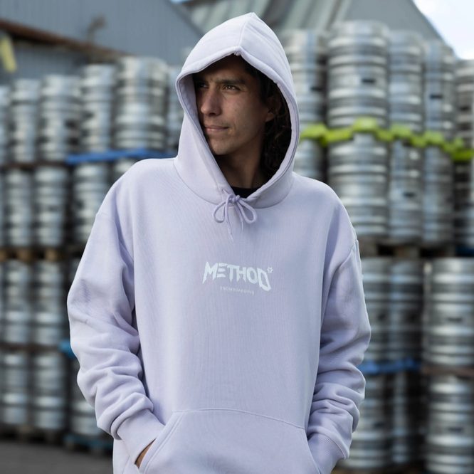 Snowboarding Hoodie Lilac