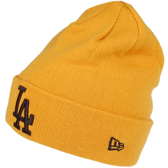 Bonnet Essential Cuff Kids LA Dodgers Jaune/Noir