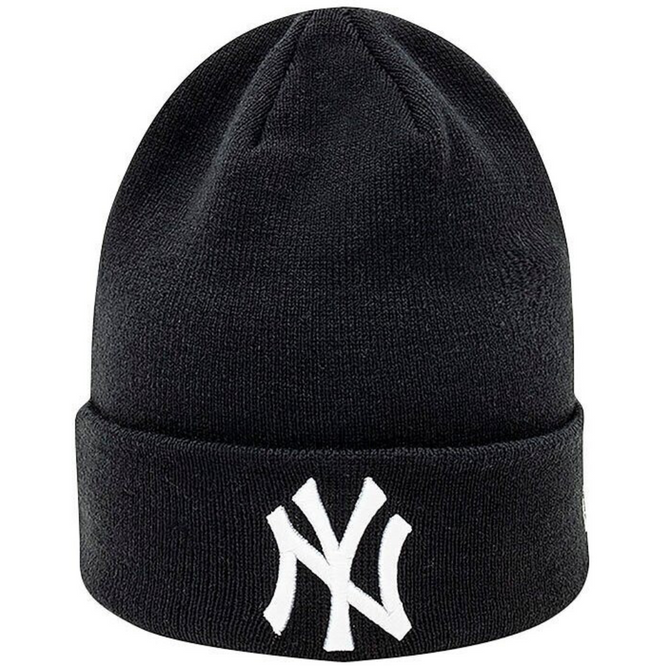 Bonnet New York Yankees Essential Cuff Kids Noir/Blanc