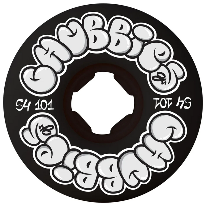 Team Throw Ups Chubbies 101a 54mm Skateboard Wheels