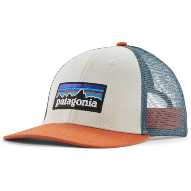 P-6 Logo LoPro Trucker Hat White Redtail Rust