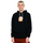 Beach Bum Hand Hoodie Black