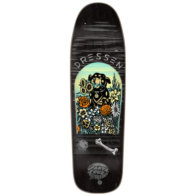 Dressen Pup Shaped 9.3" Skateboard Deck