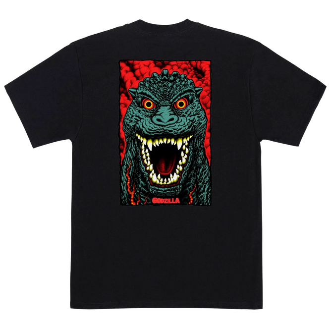 Godzilla Destroyer Stripes T-Shirt Black