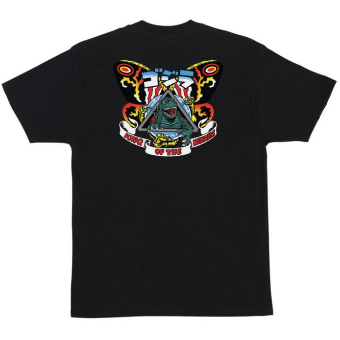 Godzilla Natas Mothra T-Shirt Noir