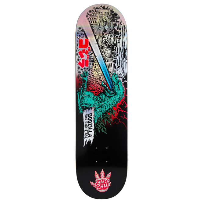 Godzilla O'Brien Reaper Black 8.25" Skateboard Deck