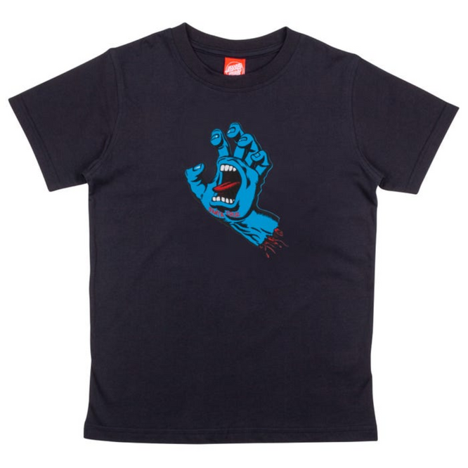 Kids Screaming Hand T-Shirt Black