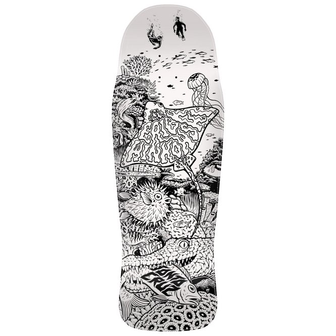 Winkowski Aquatic My Colorway Shaped White 10.3" (aquatique) Skateboard Deck