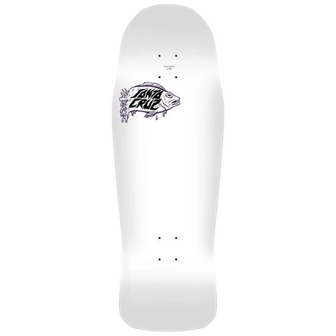 Winkowski Aquatic My Colorway Shaped White 10.3" (aquatique) Skateboard Deck