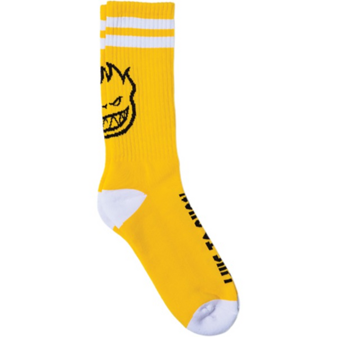 Chaussettes à grosse tête jaunes