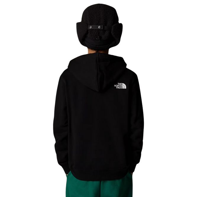 Varsity Graphic Relaxed Hoodie TNF Black