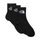 Multi Sport Cush Quarter Sock 3P Black Assorted