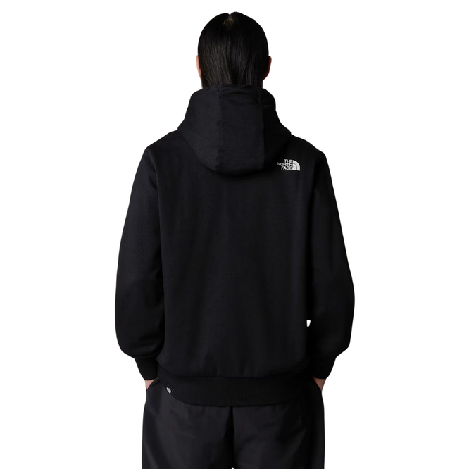 Simple Dome Full Zip Hoodie TNF Black