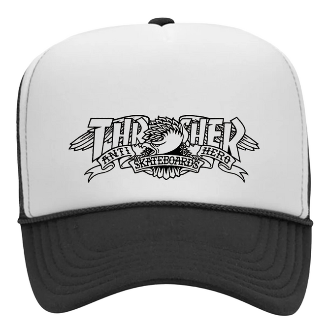 Casquette Trucker Mag Banner Noir/Blanc