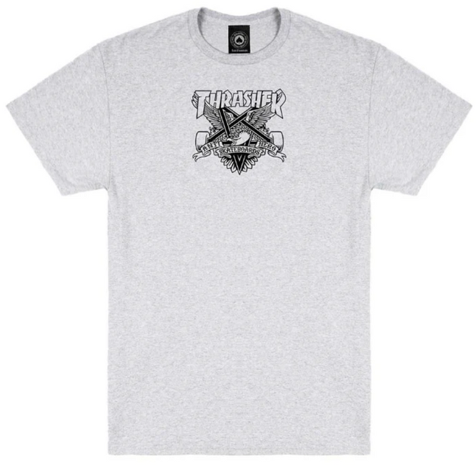 Thrasher x Antihero Eaglegram T-shirt Gris cendré