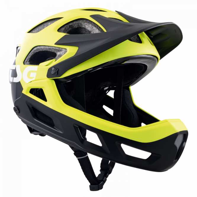 Seek FR Graphic Design Flow Black-Yellow MTB Helm